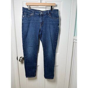 Levi's Boyfriend Women's Dark Wash Blue Jeans Size 31 - EUC